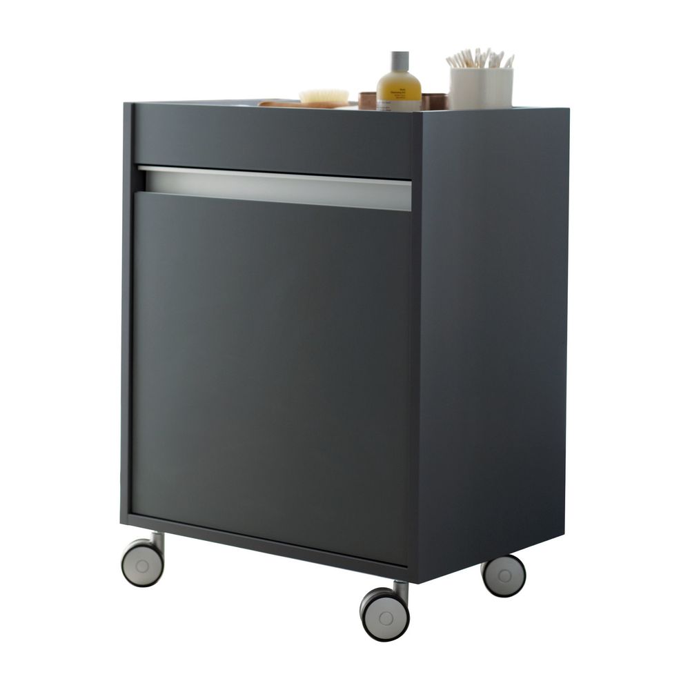 Duravit Ketho Rollcontainer Dekor, 360x500x670mm, Graphit Matt, Dekor, 1 Tür Recht... DURAVIT-KT2530R4949 4021534724510 (Abb. 2)