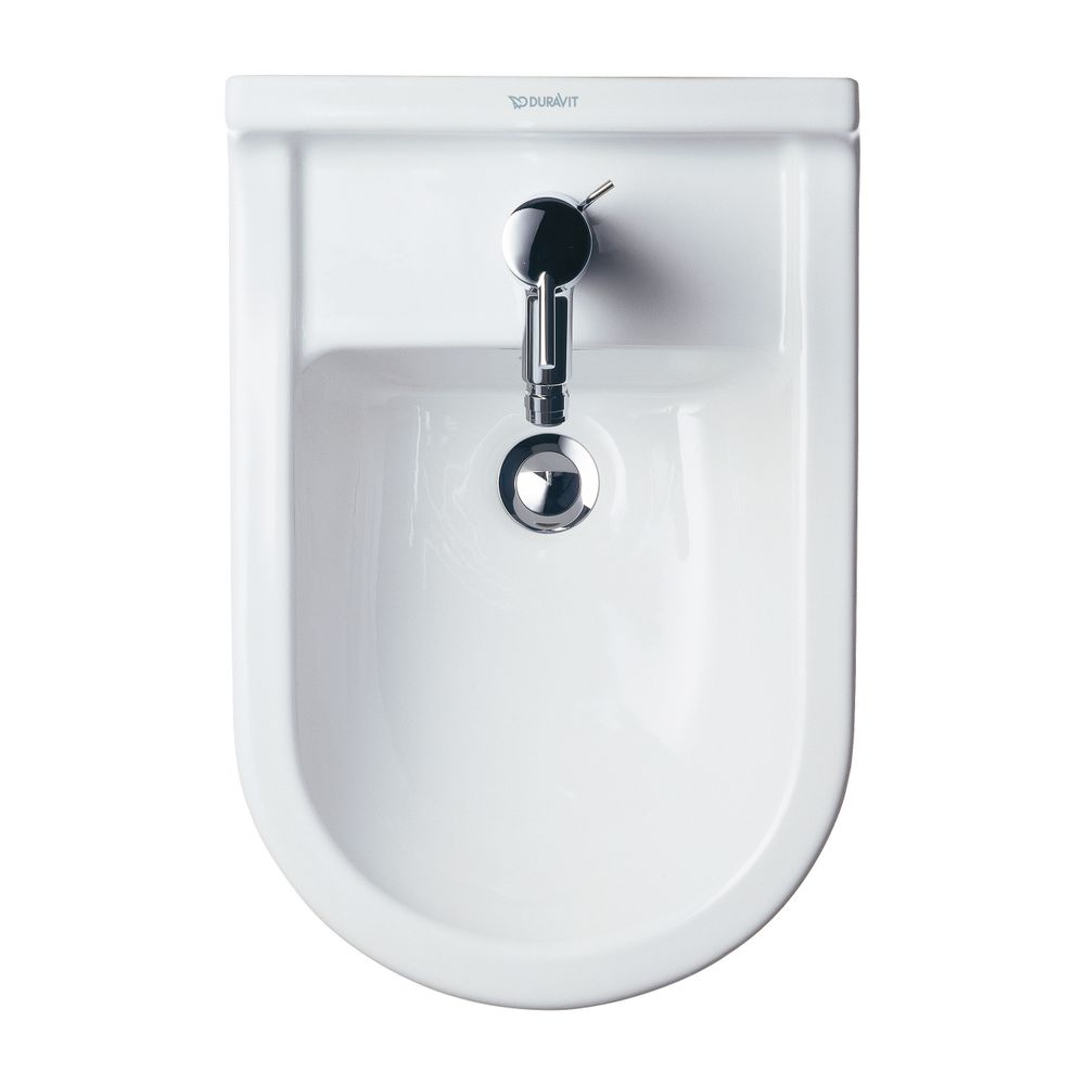 Duravit Starck 3 Stand Bidet 560x370x430mm, Weiß Hochglanz, 1 HL, mit Überlauf mit ... DURAVIT-2230100000 4021534223754 (Abb. 3)