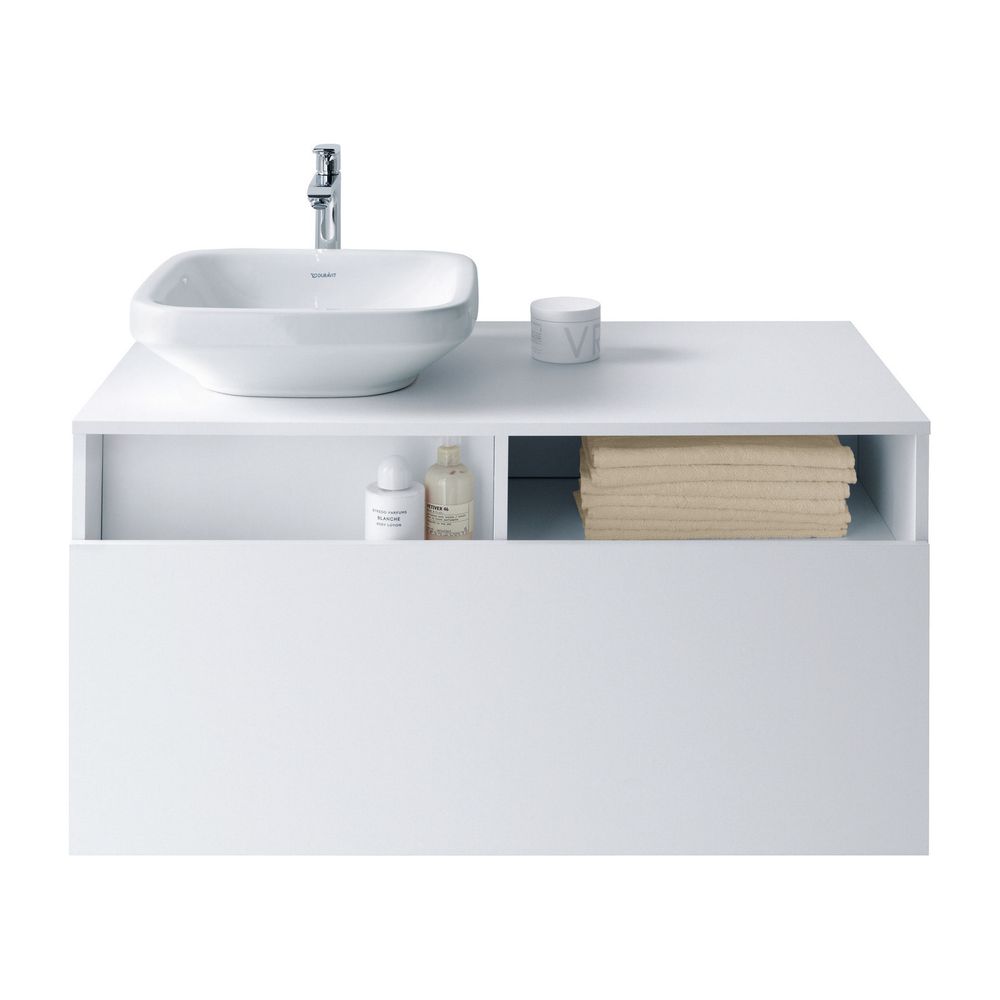 Duravit DuraStyle Aufsatzbecken 430mm, Weiß Hochglanz, Quadratisch, ohne Überlauf u... DURAVIT-0349430000 4021534850684 (Abb. 1)