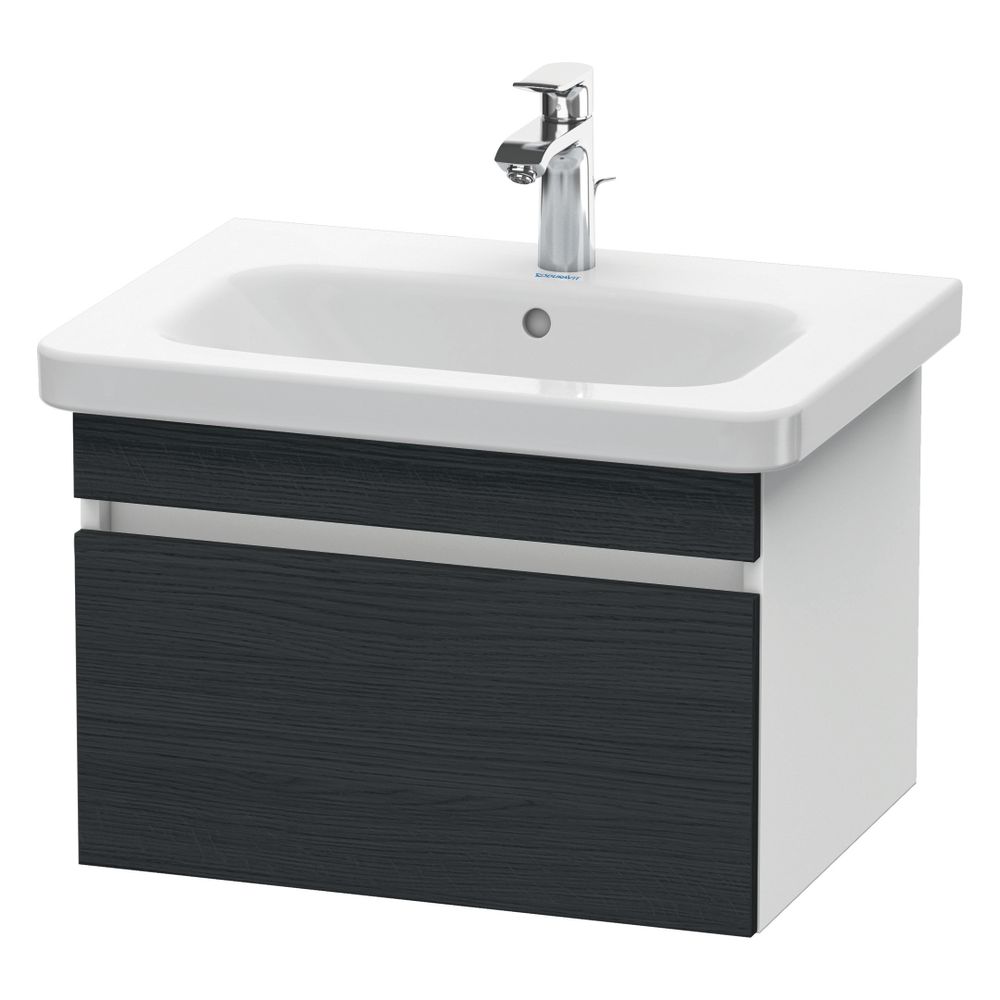Duravit DuraStyle Waschtischunterbau wandh. 448x580x398mm Eiche Mattschwarz, Dekor... DURAVIT-DS638001618 4063382079077 (Abb. 4)