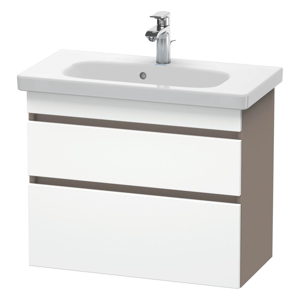 Duravit DuraStyle Waschtischunterbau wandh. 368x730x610mm Compact, Mattweiß, Dekor... DURAVIT-DS649901843 4053424045924 (Abb. 4)
