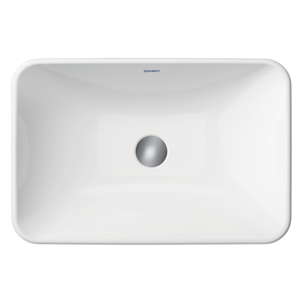 Duravit D-Neo Aufsatzbecken 600mm, Weiß Hochglanz, Rechteckig, ohne Überlauf... DURAVIT-2397600070 4067116346756 (Abb. 3)