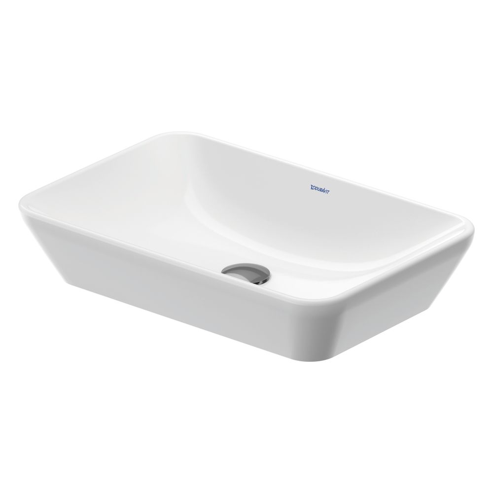 Duravit D-Neo Aufsatzbecken 600mm, Weiß Hochglanz, Rechteckig, ohne Überlauf... DURAVIT-2397600070 4067116346756 (Abb. 5)