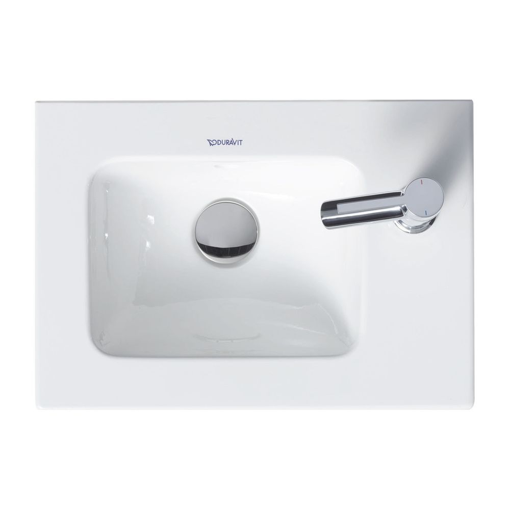Duravit ME by Starck Handwaschbecken 300x430x150mm, Weiß Hochglanz WonderGliss rec... DURAVIT-07234300001 4053424089478 (Abb. 1)