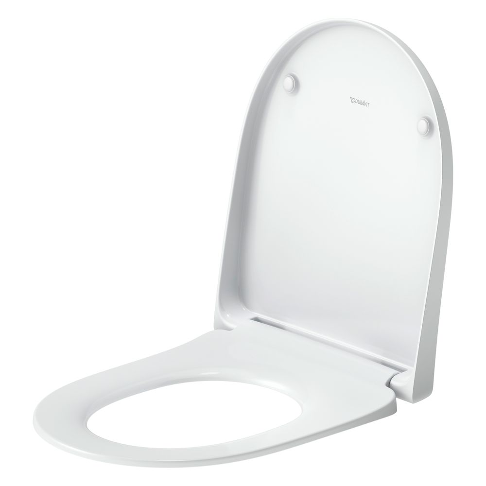 Duravit Univavo WC-Sitz D-shaped Weiß, 367x45x438mm, mit Absenkautomatik, Sitzgarni... DURAVIT-0022990000 4067116345049 (Abb. 3)