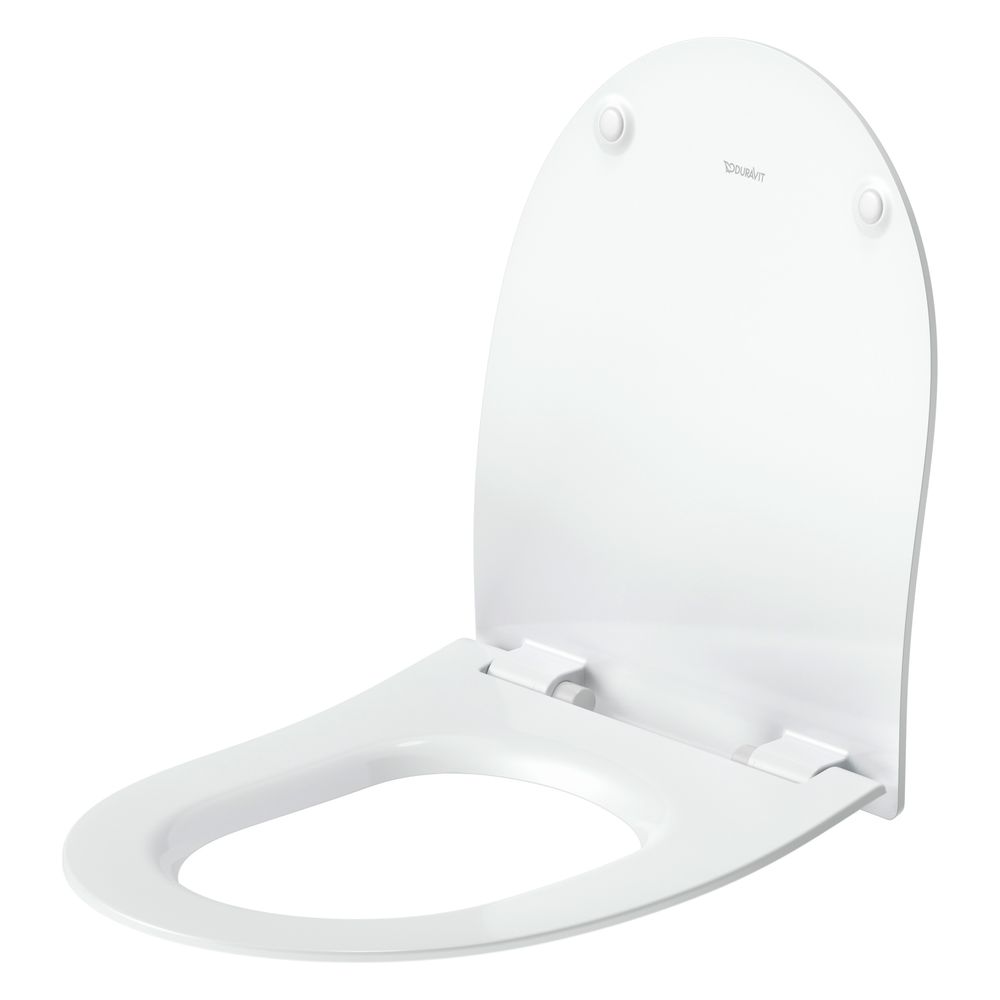 Duravit Univavo WC-Sitz D-shaped Weiß, 364x45x421mm, mit Absenkautomatik, Sitzgarni... DURAVIT-0023290000 4067116345063 (Abb. 3)