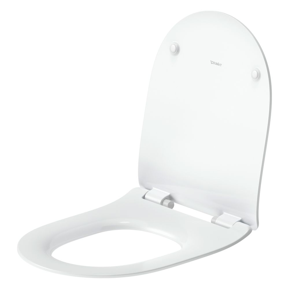 Duravit Univavo WC-Sitz D-shaped Weiß, 368x47x451mm, mit Absenkautomatik, Sitzgarni... DURAVIT-0023390000 4067116345087 (Abb. 3)