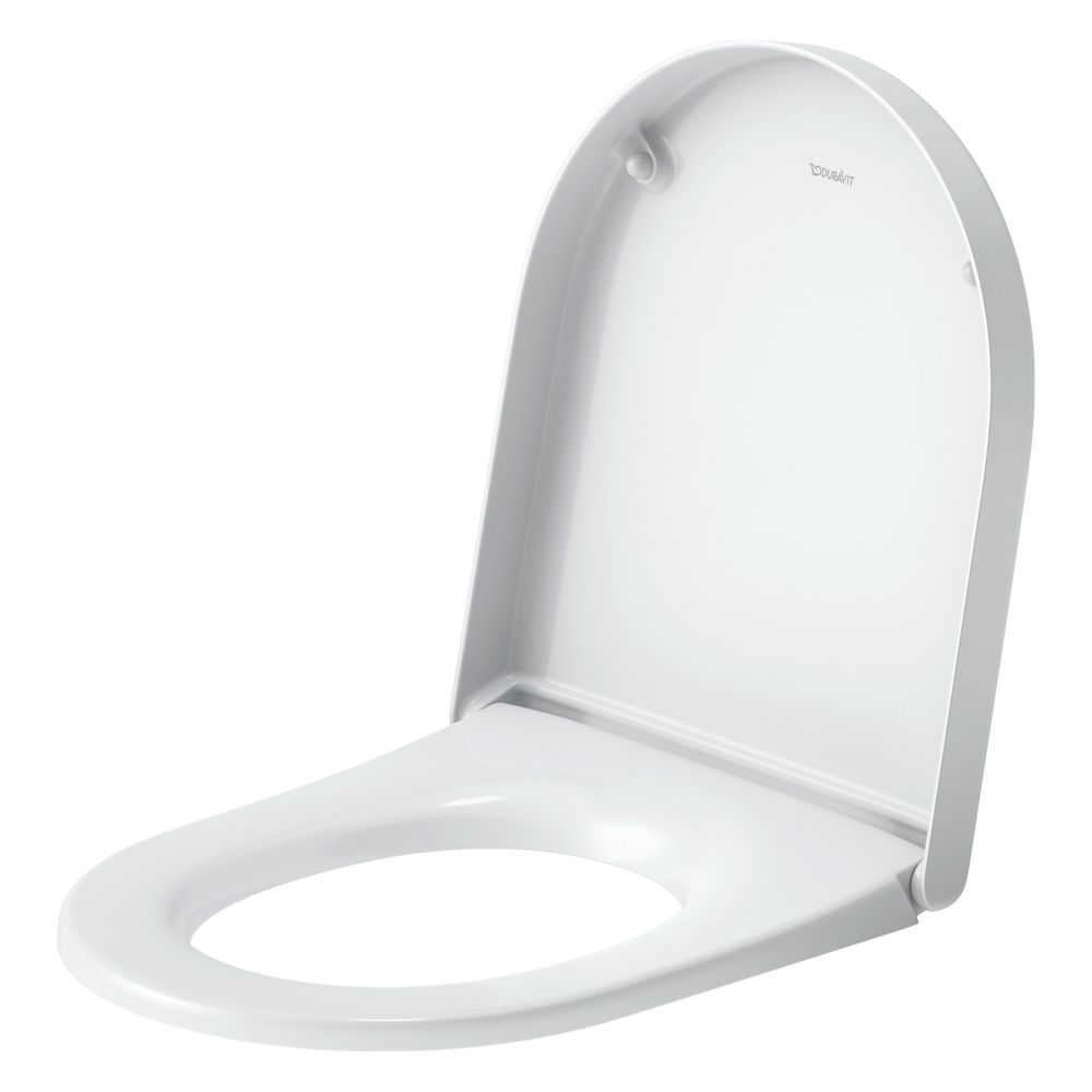 Duravit Univavo WC-Sitz D-shaped Weiß, 374x51x432mm, mit Absenkautomatik, Sitzgarni... DURAVIT-0024190000 4067116360752 (Abb. 3)