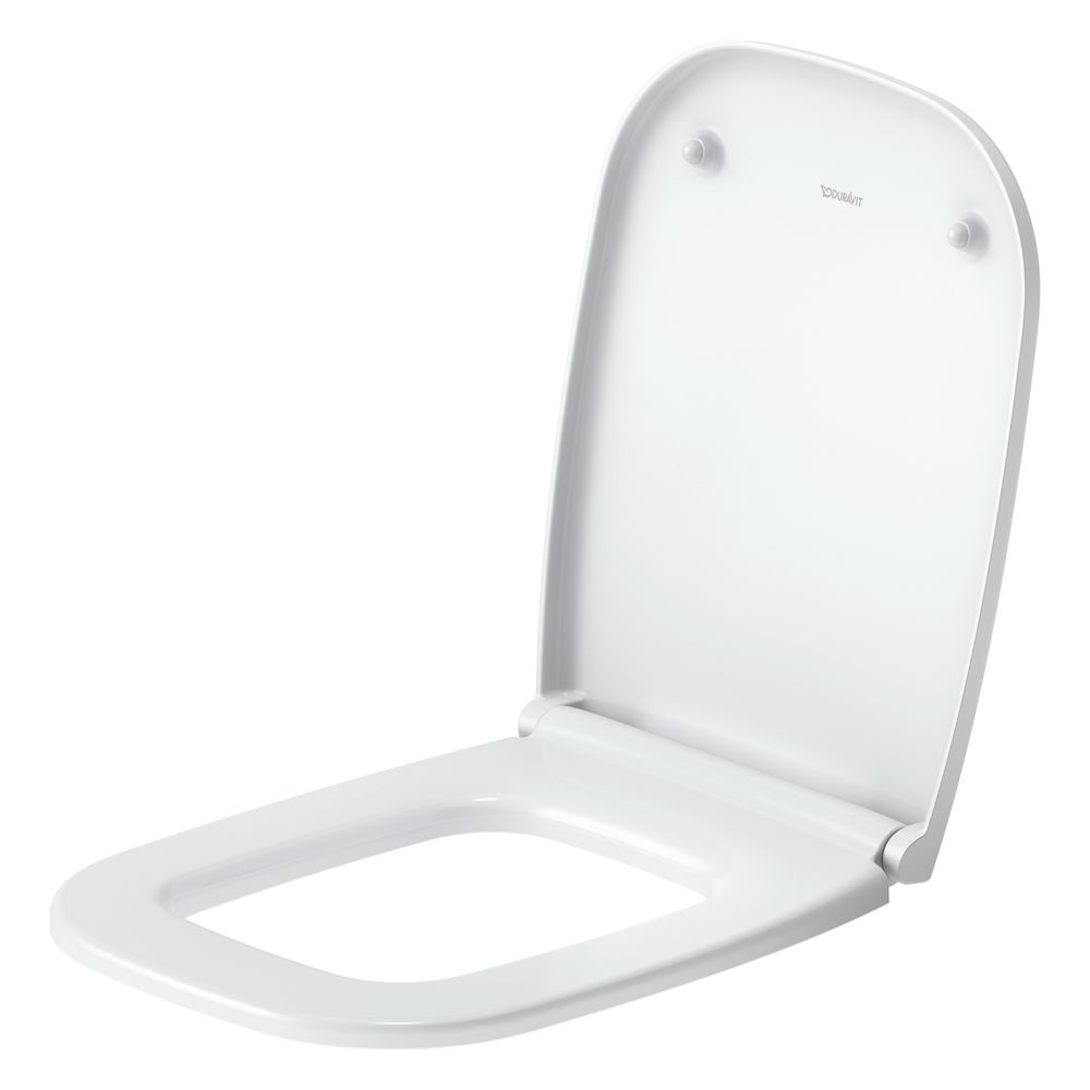 Duravit Univavo WC-Sitz eckig Weiß, 359x49x443mm, mit Absenkautomatik, Sitzgarnitur... DURAVIT-0024390000 4067116360790 (Abb. 3)