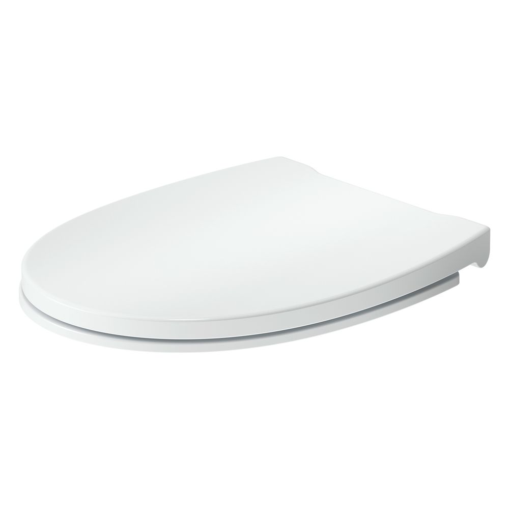 Duravit Univavo WC-Sitz oval Weiß, 370x48x451mm, mit Absenkautomatik, Sitzgarnitur ... DURAVIT-0023190000 4067116345056 (Abb. 5)