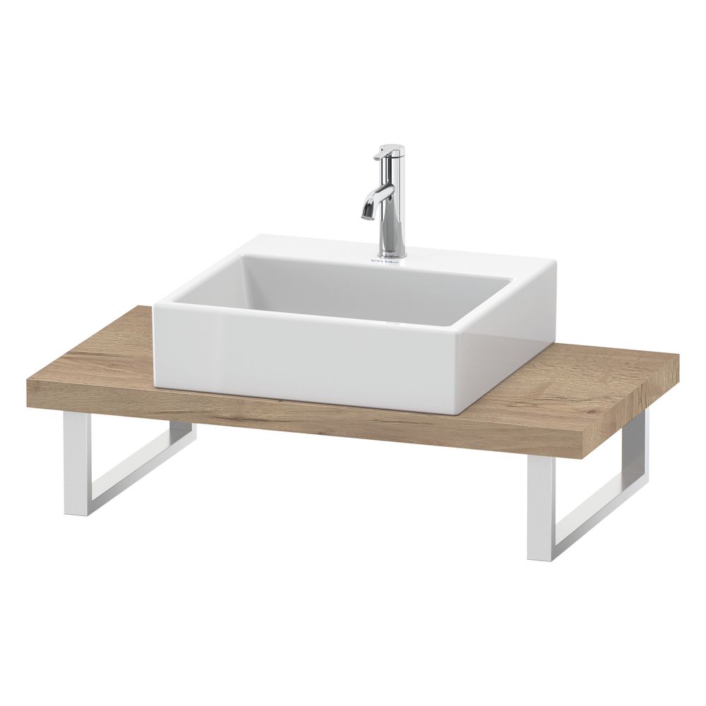 Duravit L-Cube Konsole variabel 480x800-2000x45mm, 1 Ausschnitt/Waschplatz, Compac... DURAVIT-LC100C05555 4067116356465 (Abb. 3)