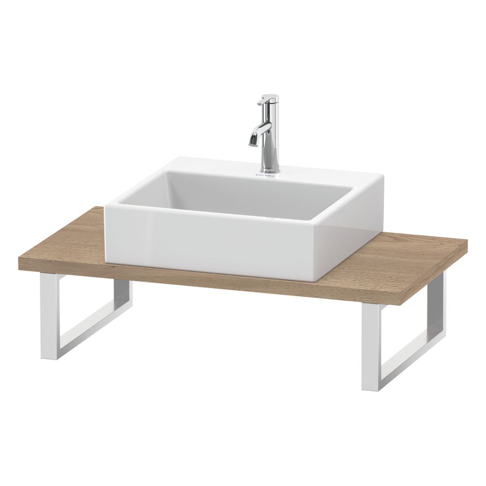 Duravit L-Cube Konsole variabel 480x800-2000x30mm, 1 Ausschnitt/Waschplatz, Compac... DURAVIT-LC104C05555 4067116356366 (Abb. 3)
