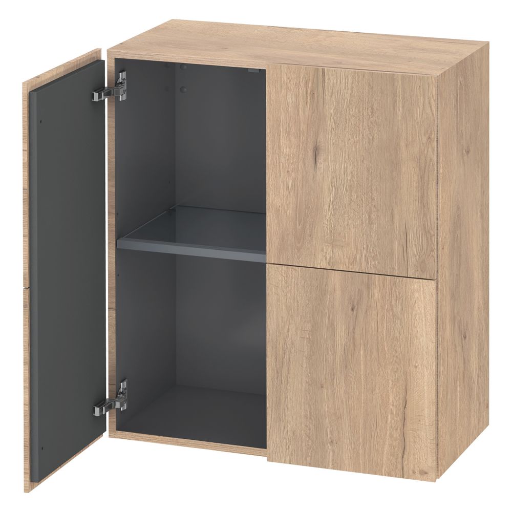 Duravit L-Cube Halbhochschrank Echtholzfurnier 363x700x800mm Eiche Marmoriert Matt... DURAVIT-LC117705555 4067116355901 (Abb. 3)