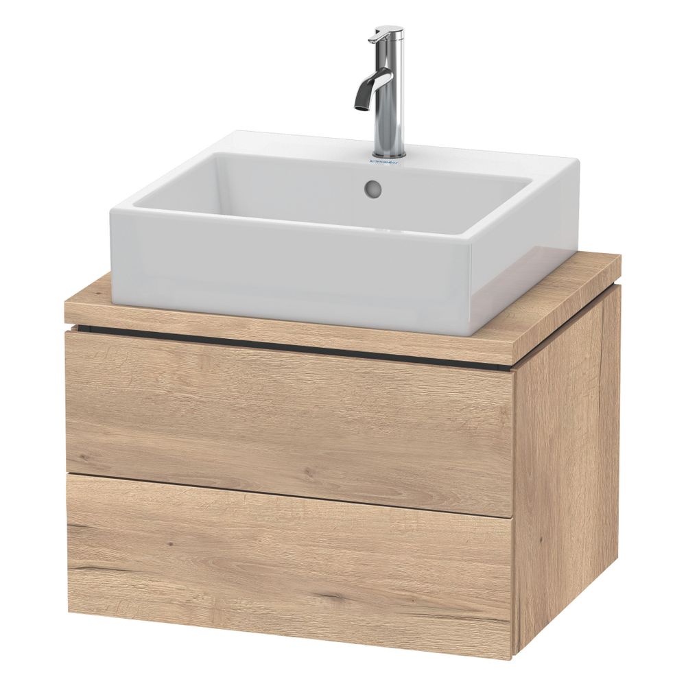 Duravit L-Cube Konsolenwaschtischunterbau wandh 477x620x400mm Compact, Eiche Marmo... DURAVIT-LC580505555 4067116354768 (Abb. 3)