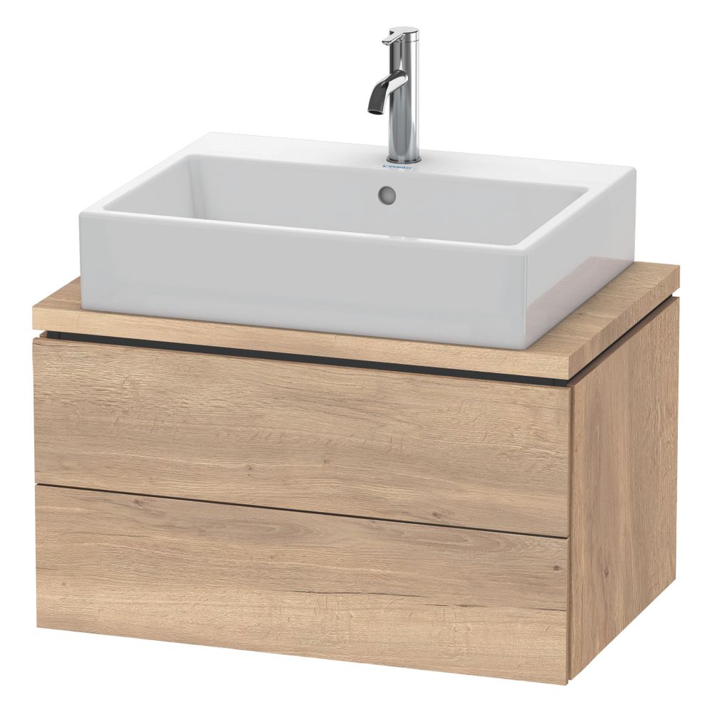Duravit L-Cube Konsolenwaschtischunterbau wandh 477x720x400mm Compact, Eiche Marmo... DURAVIT-LC580605555 4067116354737 (Abb. 3)