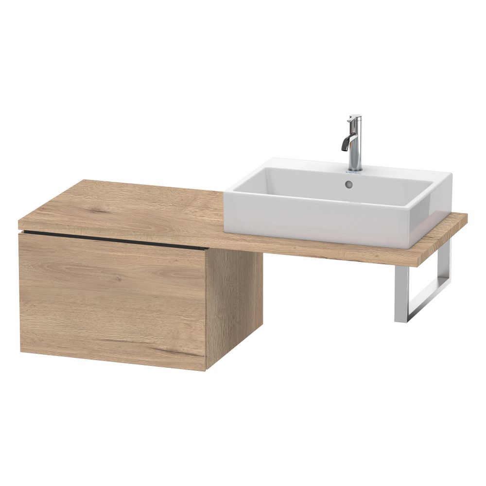 Duravit L-Cube Unterschrank für Konsole 547x620x400mm 1 Auszug Eiche Marmoriert Ma... DURAVIT-LC583305555 4067116354195 (Abb. 3)
