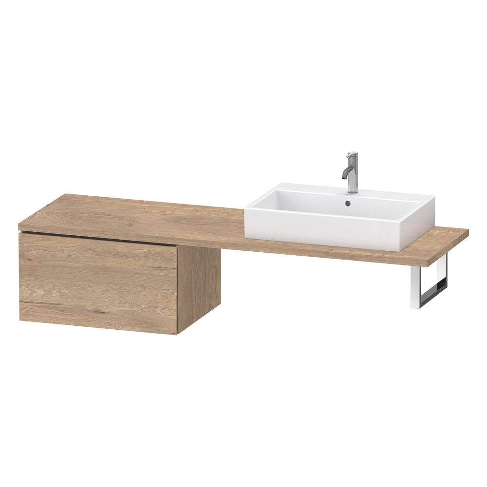 Duravit L-Cube Unterschrank für Konsole 547x720x400mm 1 Auszug Eiche Marmoriert Ma... DURAVIT-LC585405555 4067116353907 (Abb. 3)