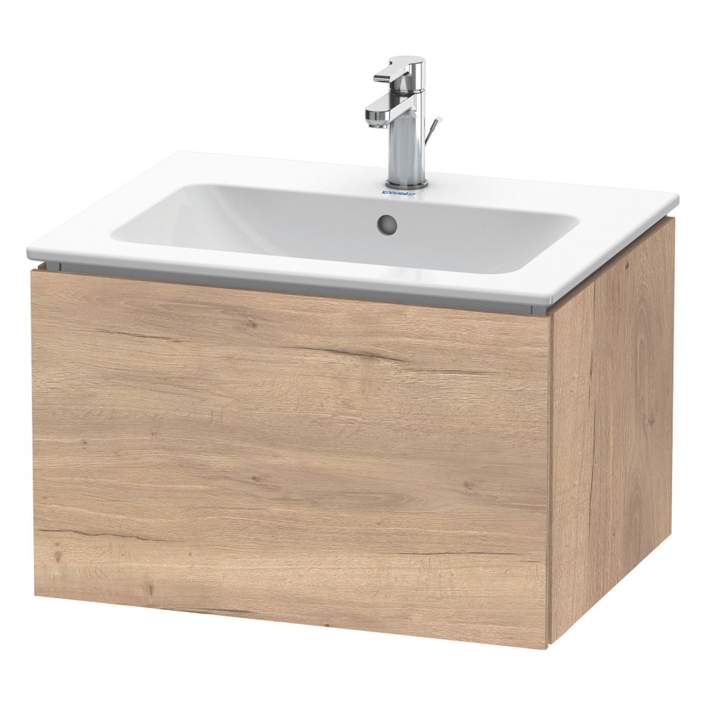 Duravit L-Cube Waschtischunterbau wandh. 481x620x400mm Eiche Marmoriert Matt, Grif... DURAVIT-LC614005555 4067116353600 (Abb. 3)