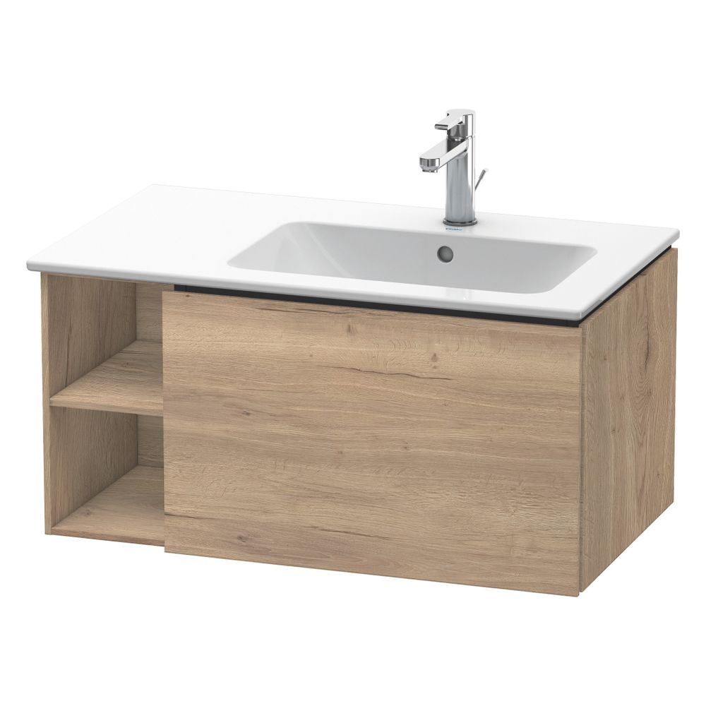 Duravit L-Cube Waschtischunterbau wandh. 481x820x400mm Eiche Marmoriert Matt, Grif... DURAVIT-LC619205555 4067116353068 (Abb. 3)