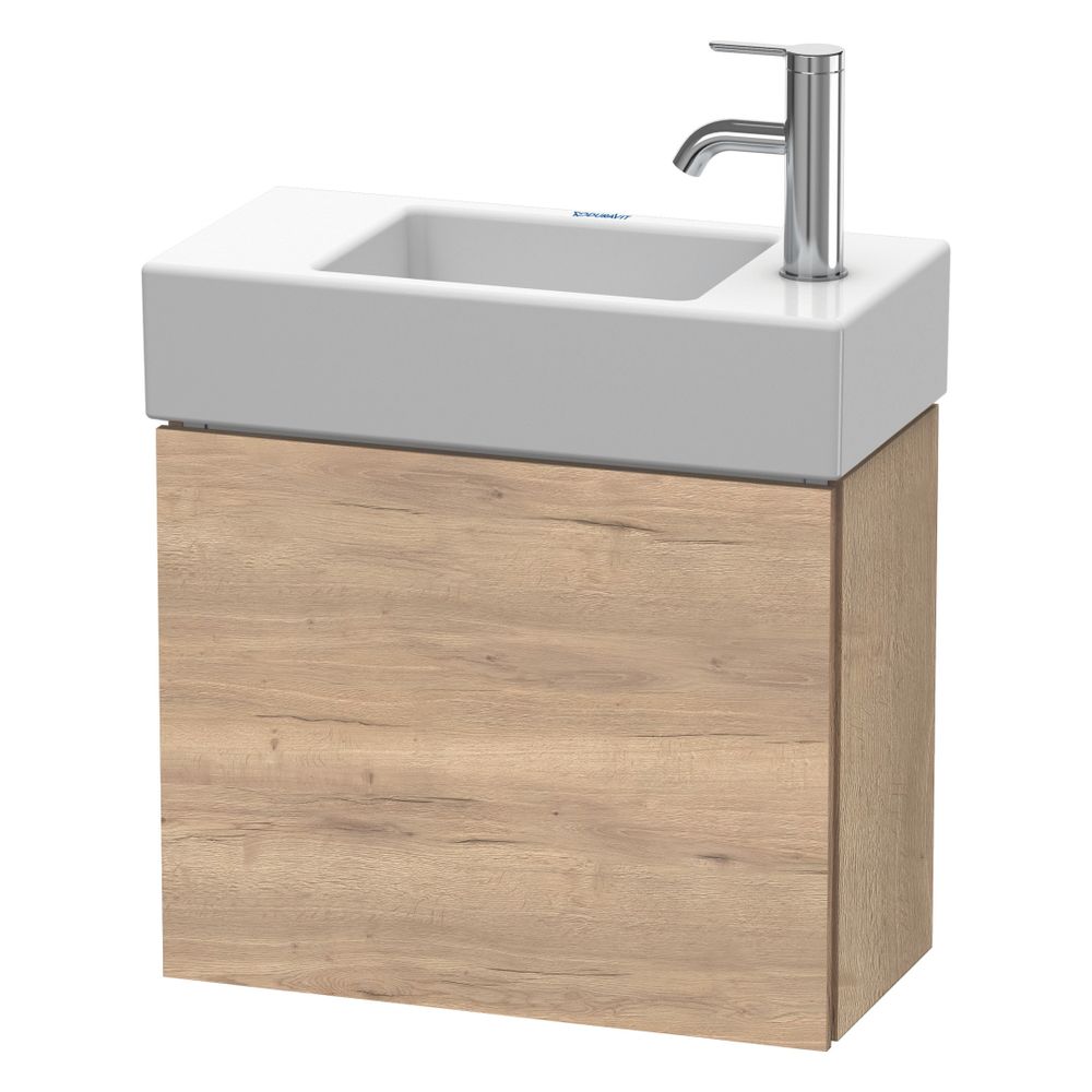 Duravit L-Cube Waschtischunterbau wandh. 240x480x400mm L, Eiche Marmoriert Matt, G... DURAVIT-LC6246L5555 4067116352696 (Abb. 3)