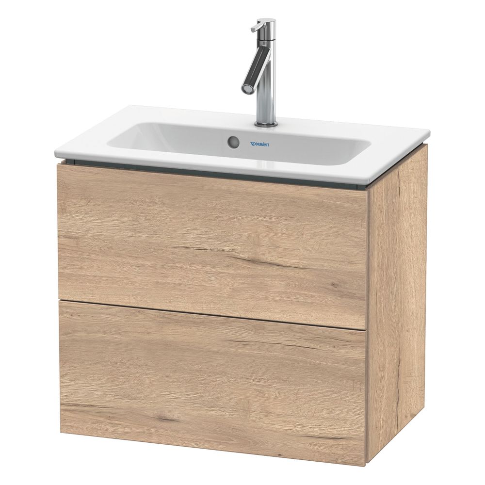 Duravit L-Cube Waschtischunterbau wandh. 391x620x550mm Compact, Eiche Marmoriert M... DURAVIT-LC625605555 4067116352634 (Abb. 3)