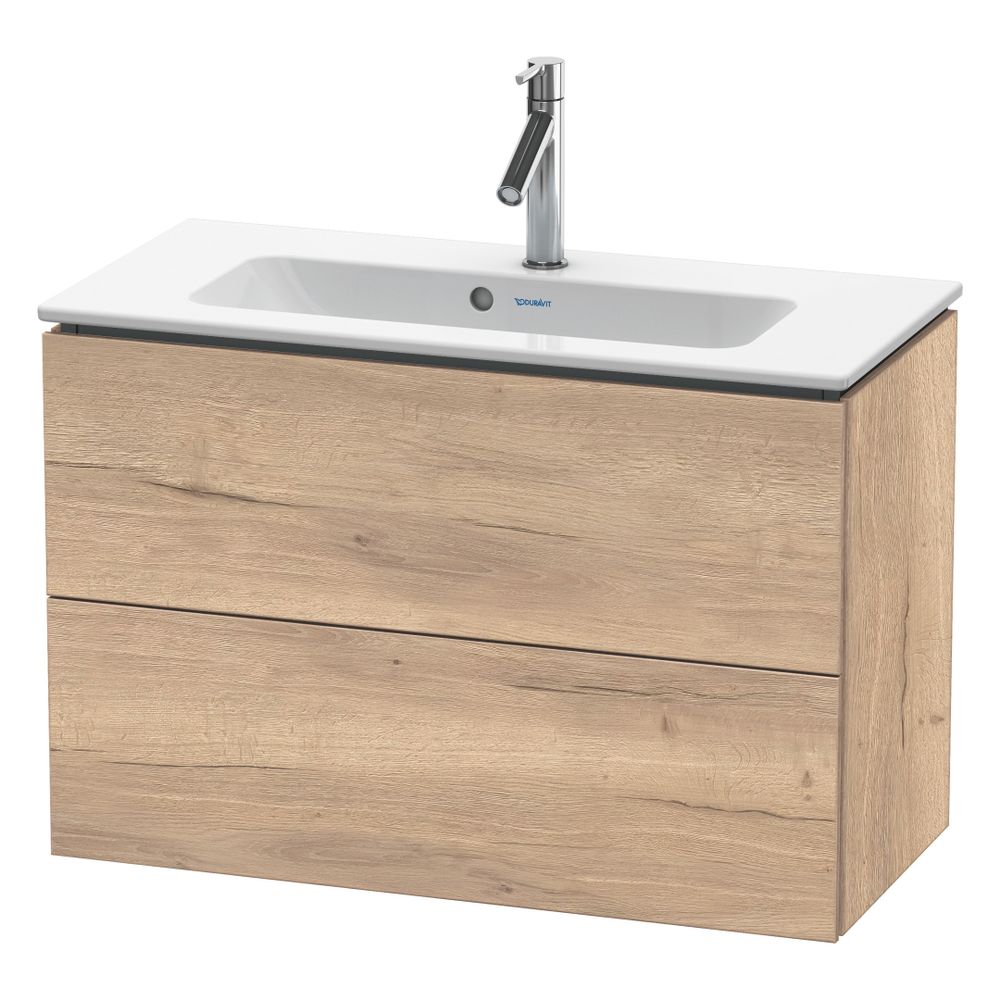Duravit L-Cube Waschtischunterbau wandh. 391x820x550mm Compact, Eiche Marmoriert M... DURAVIT-LC625705555 4067116352610 (Abb. 3)