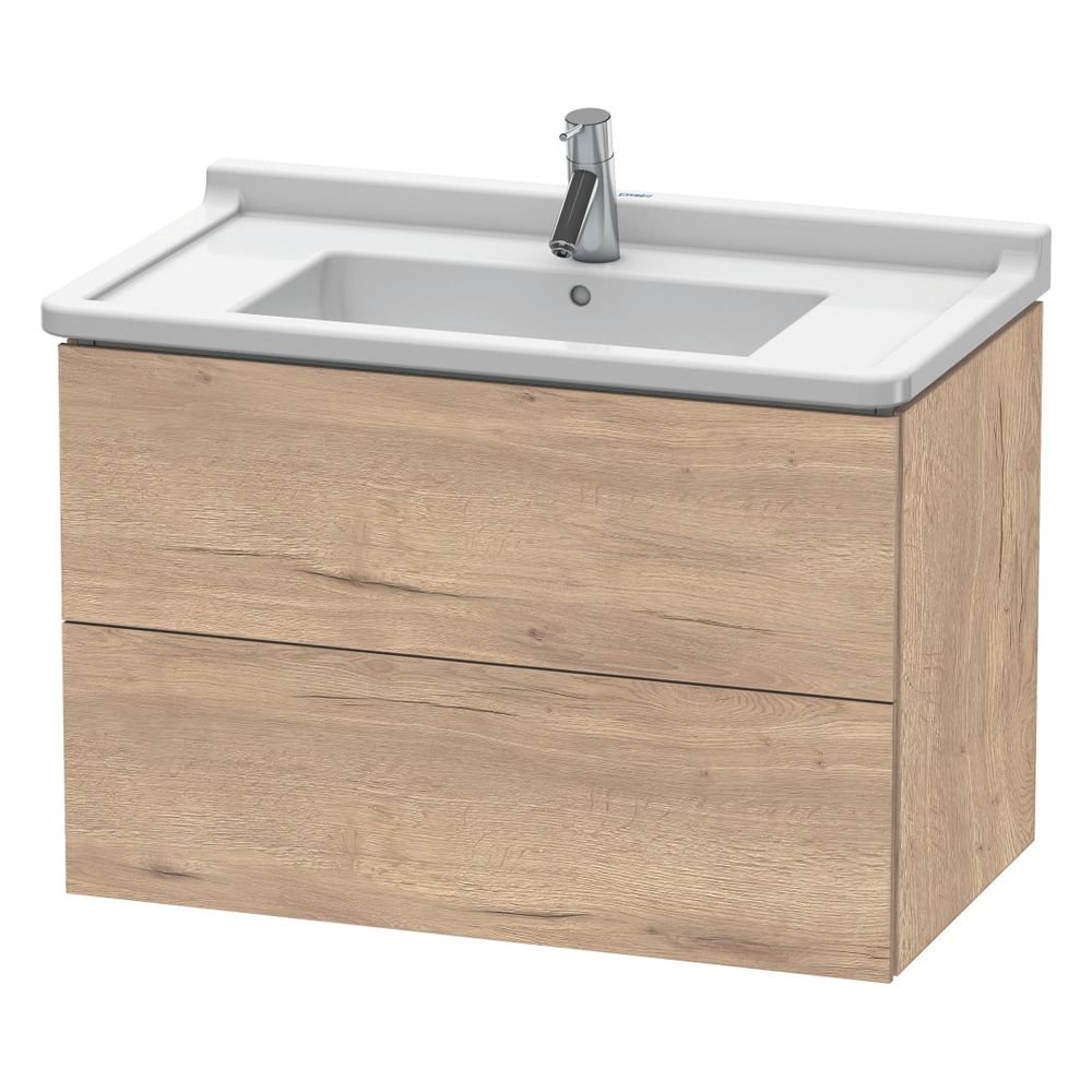 Duravit L-Cube Waschtischunterbau wandh. 469x820x558mm Eiche Marmoriert Matt, Grif... DURAVIT-LC626505555 4067116352511 (Abb. 3)