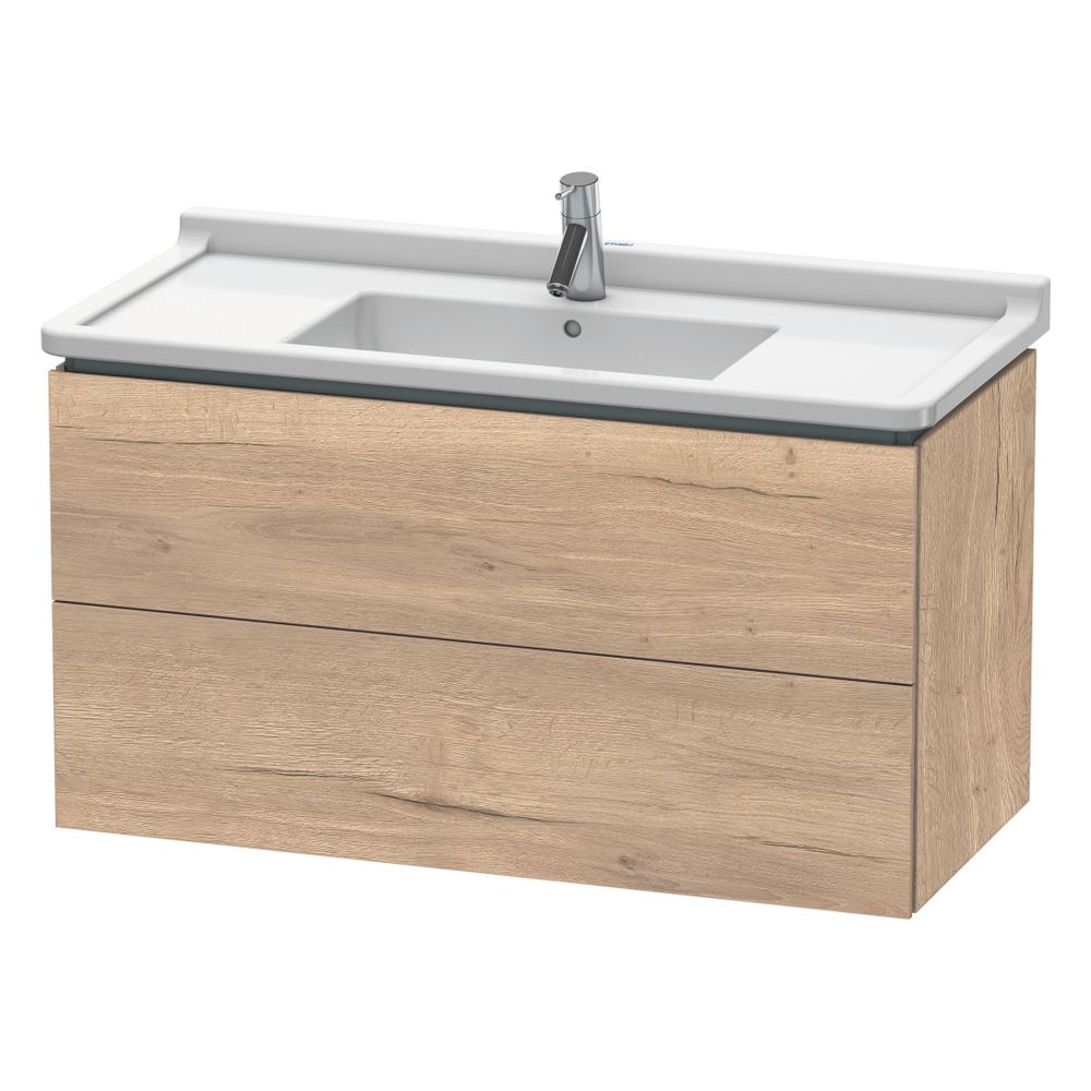 Duravit L-Cube Waschtischunterbau wandh. 469x1020x558mm Eiche Marmoriert Matt, Gri... DURAVIT-LC626605555 4067116352481 (Abb. 3)