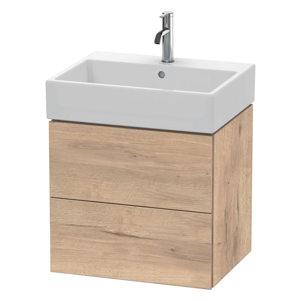Duravit L-Cube Waschtischunterbau wandh. 459x584x544mm Eiche Marmoriert Matt, Grif... DURAVIT-LC627505555 4067116352337 (Abb. 3)