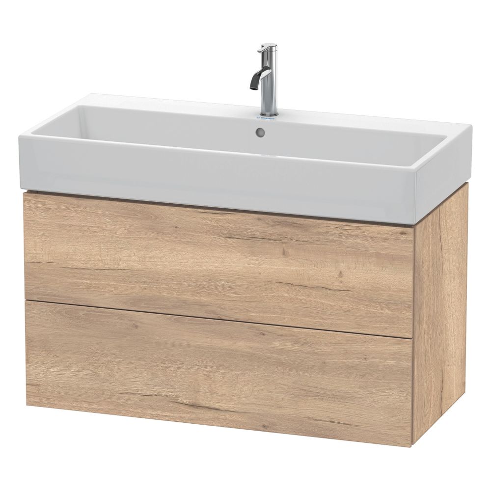 Duravit L-Cube Waschtischunterbau wandh. 459x984x544mm Eiche Marmoriert Matt, Grif... DURAVIT-LC627805555 4067116352252 (Abb. 3)