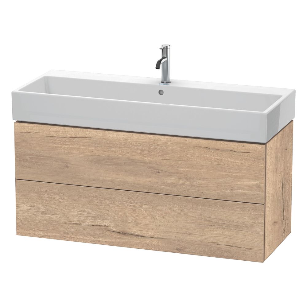 Duravit L-Cube Waschtischunterbau wandh. 459x1184x544mm Eiche Marmoriert Matt, Gri... DURAVIT-LC627905555 4067116352238 (Abb. 3)