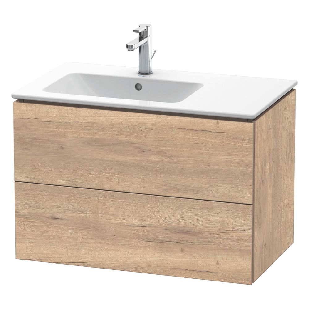 Duravit L-Cube Waschtischunterbau wandh. 481x820x550mm Eiche Marmoriert Matt, Grif... DURAVIT-LC629105555 4067116352108 (Abb. 3)
