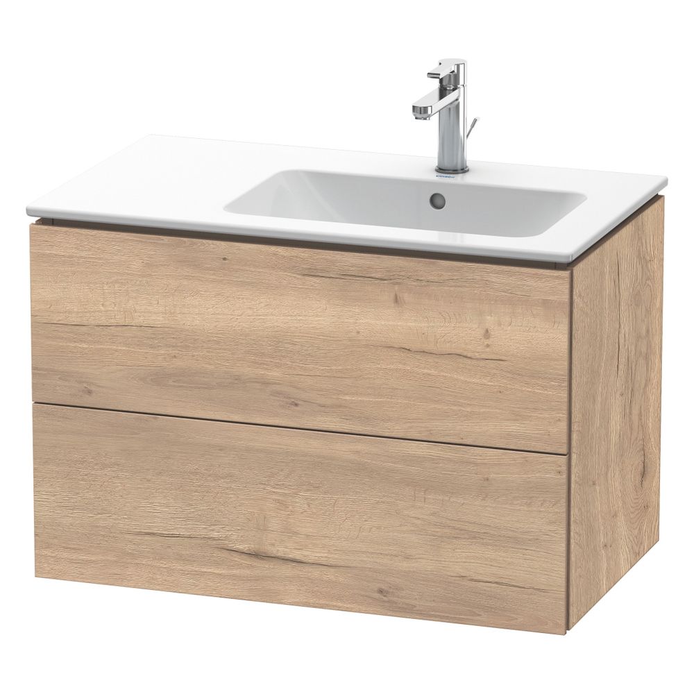 Duravit L-Cube Waschtischunterbau wandh. 481x820x550mm Eiche Marmoriert Matt, Grif... DURAVIT-LC629205555 4067116352085 (Abb. 3)