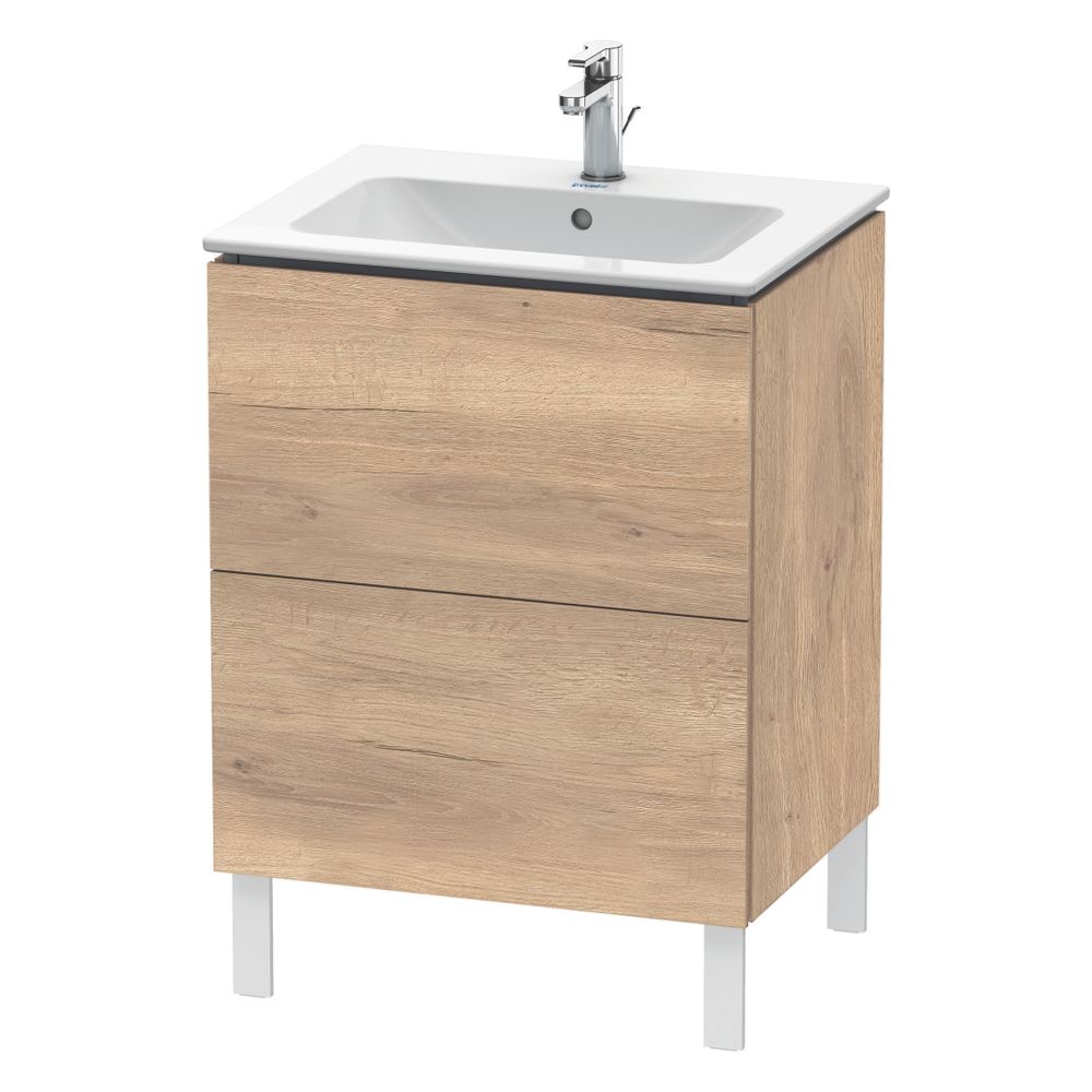 Duravit L-Cube Waschtischunterbau bodenst. 481x620x704mm Eiche Marmoriert Matt, Gr... DURAVIT-LC662505555 4067116351811 (Abb. 3)