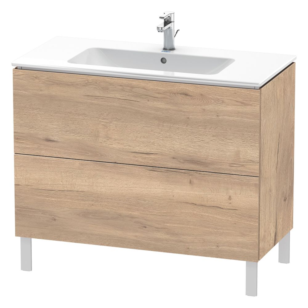 Duravit L-Cube Waschtischunterbau bodenst. 481x1020x704mm Eiche Marmoriert Matt Gr... DURAVIT-LC662705555 4067116351750 (Abb. 3)
