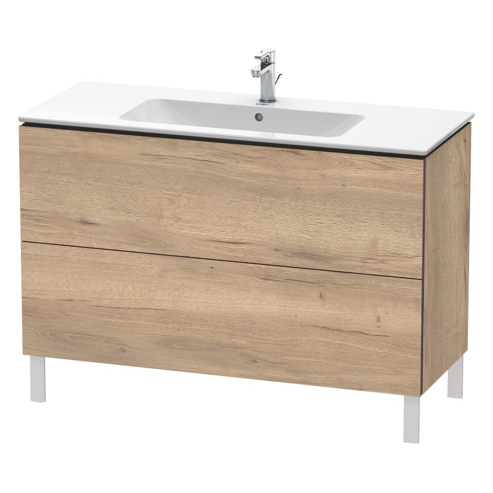 Duravit L-Cube Waschtischunterbau bodenst. 481x1220x704mm Eiche Marmoriert Matt Gr... DURAVIT-LC662805555 4067116351729 (Abb. 3)