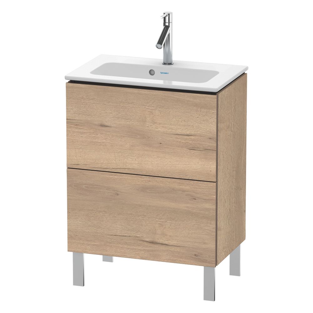 Duravit L-Cube Waschtischunterbau bodenst. 391x620x704mm Eiche Marmoriert Matt, Gr... DURAVIT-LC667305555 4067116351668 (Abb. 3)