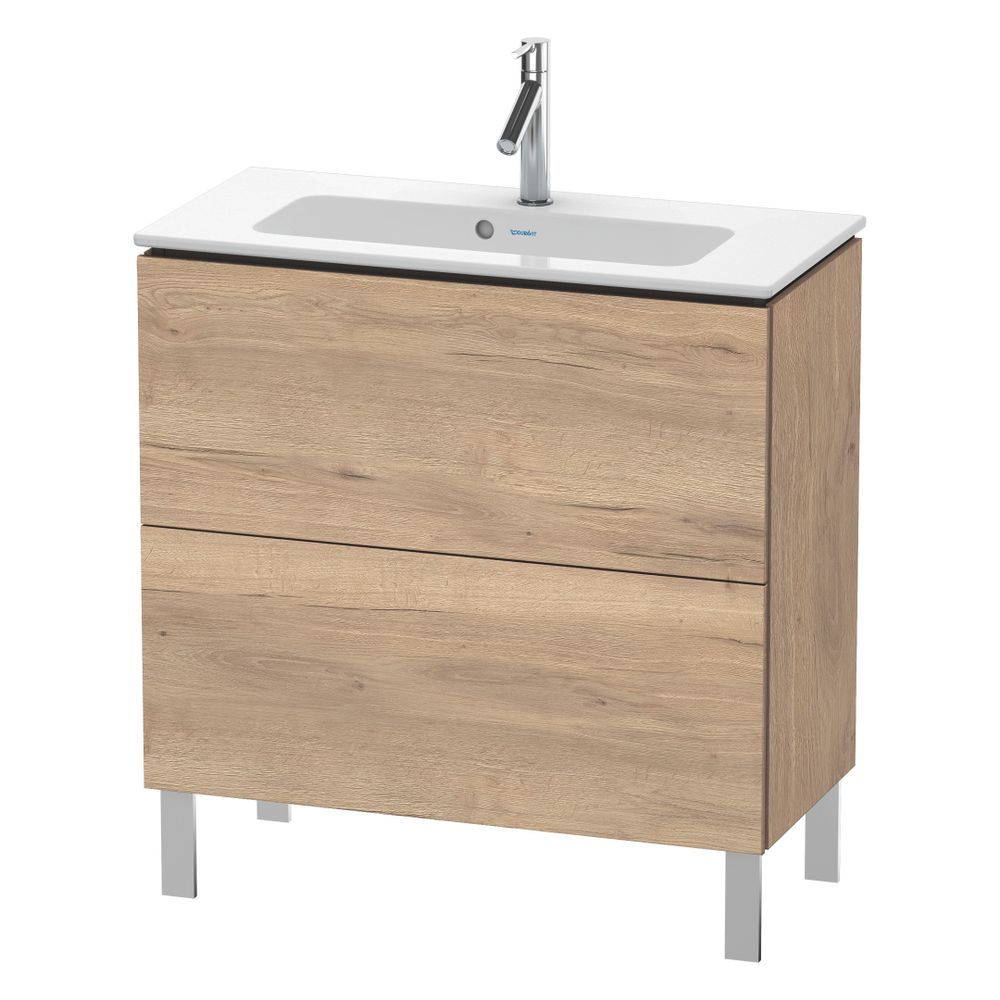 Duravit L-Cube Waschtischunterbau bodenst. 391x820x704mm Eiche Marmoriert Matt, Gr... DURAVIT-LC667405555 4067116351644 (Abb. 3)