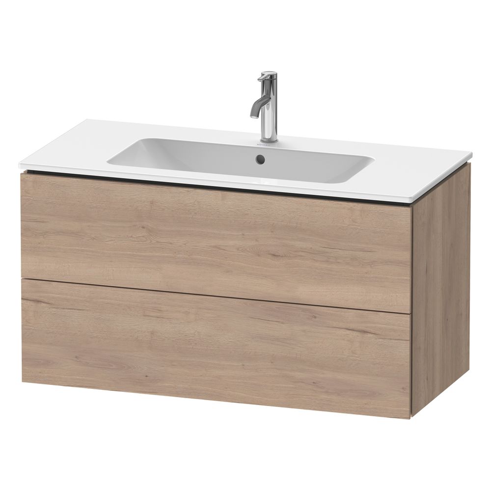 Duravit L-Cube Waschtischunterbau wandh. 481x1020x550mm Eiche Marmoriert Matt, Gri... DURAVIT-LC624205555 4067116352931 (Abb. 3)