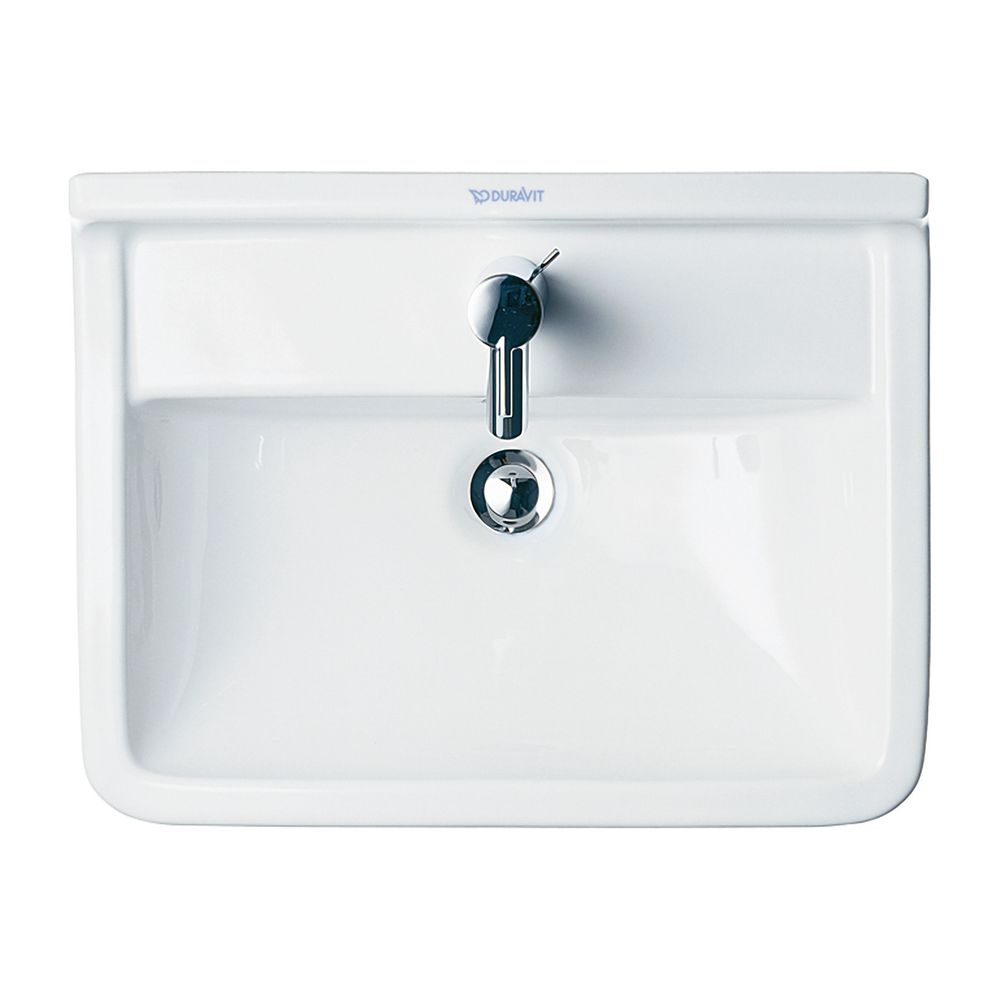 Duravit Starck 3 Waschtisch 430x550x225mm wandhäng., Weiß Hochglanz, Rechteckig, 1 ... DURAVIT-0300550000 4021534222955 (Abb. 5)