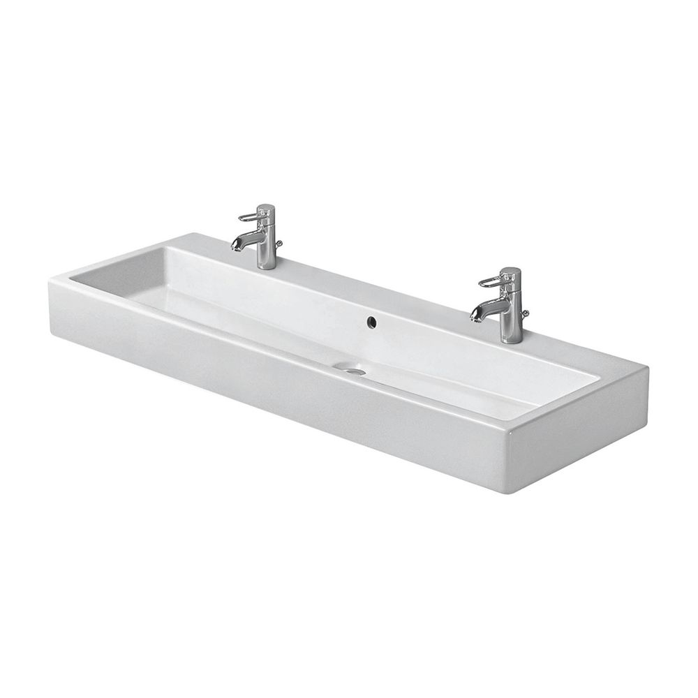Duravit Vero Waschtisch 470x1200x175mm mit HLB Aufsatz, Weiß Hochglanz, Rechteckig,... DURAVIT-0454120026 4021534582912 (Abb. 1)