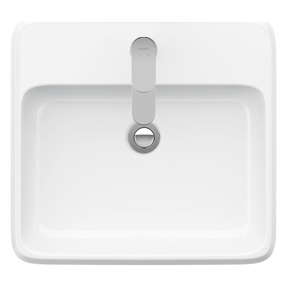 Duravit Qatego Aufsatzbecken 500mm, Weiß Hochglanz, mit HLB, mit Überlauf, RW glasi... DURAVIT-2385500027 4067116322965 (Abb. 3)