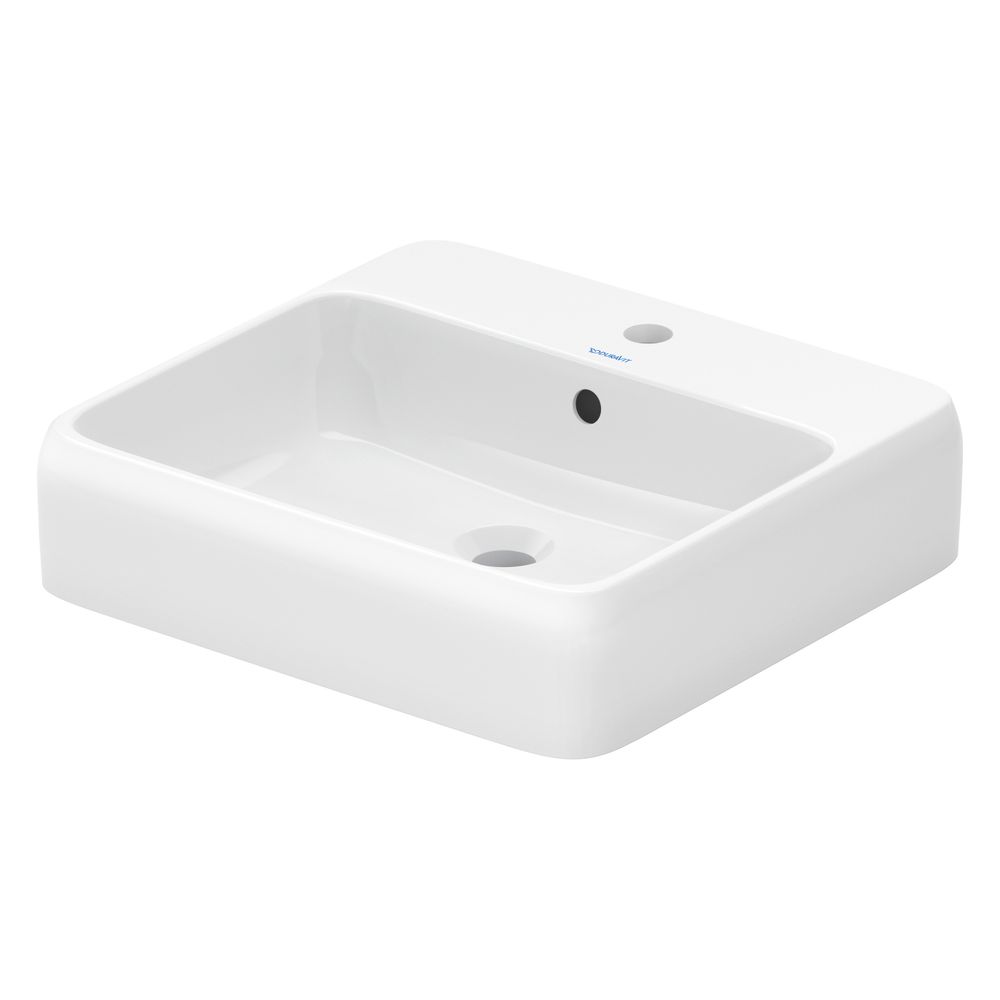 Duravit Qatego Aufsatzbecken 500mm, Weiß Hochglanz, mit HLB, mit Überlauf, RW glasi... DURAVIT-2385500027 4067116322965 (Abb. 5)