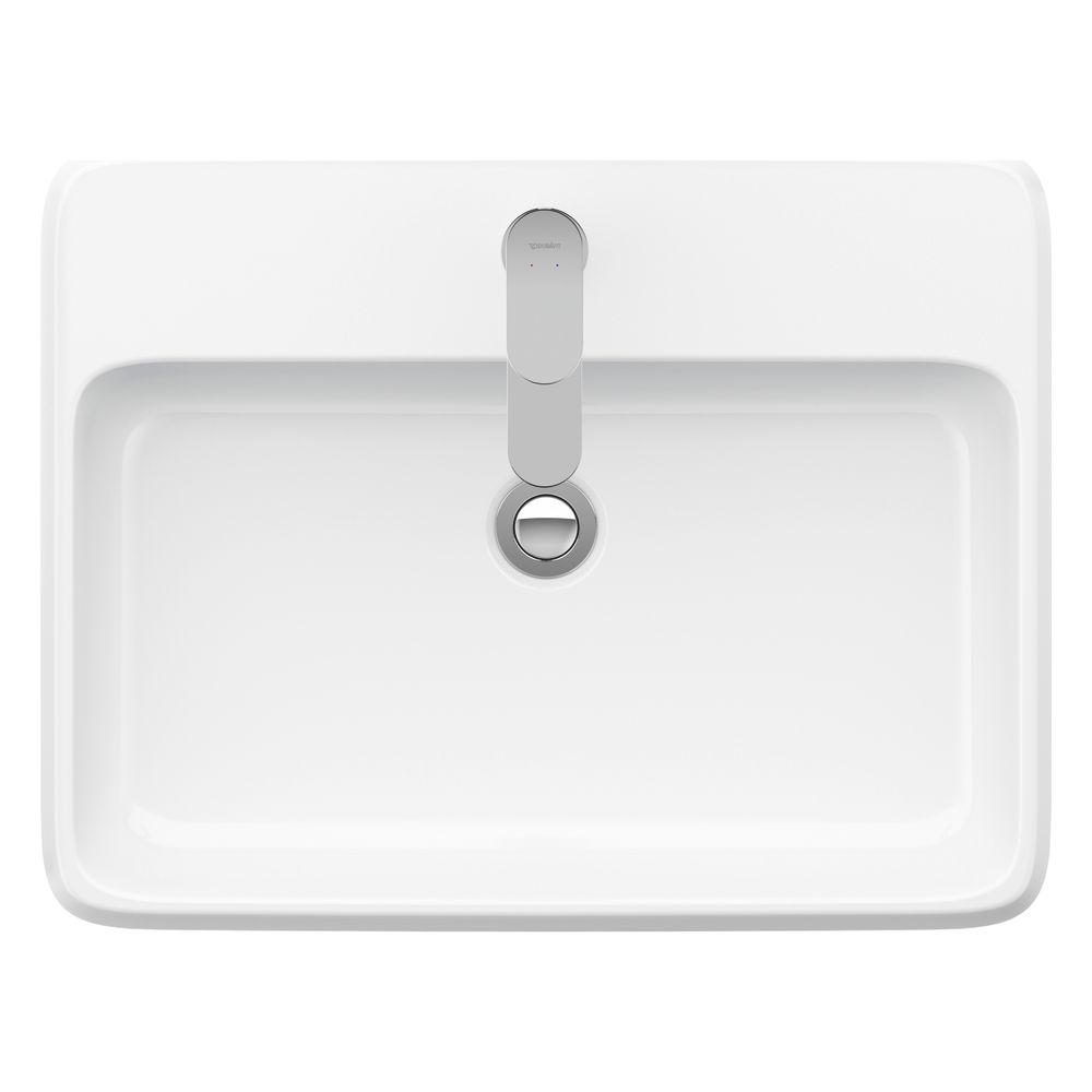 Duravit Qatego Aufsatzbecken 600mm, Weiß Hochglanz, HygieneGlaze, mit HLB, mit Über... DURAVIT-2385602027 4067116323009 (Abb. 3)