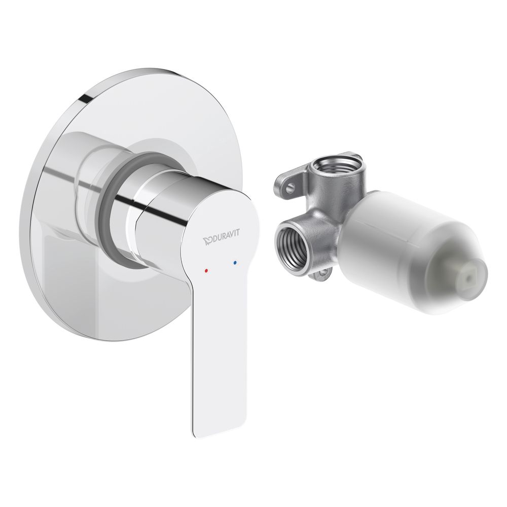 Duravit D-Code Einhebelmischer Unterputz Set, Anzahl Verbraucher 1, Chrom, 27l/mi... DURAVIT-DC4210007010 4067116367874 (Abb. 5)