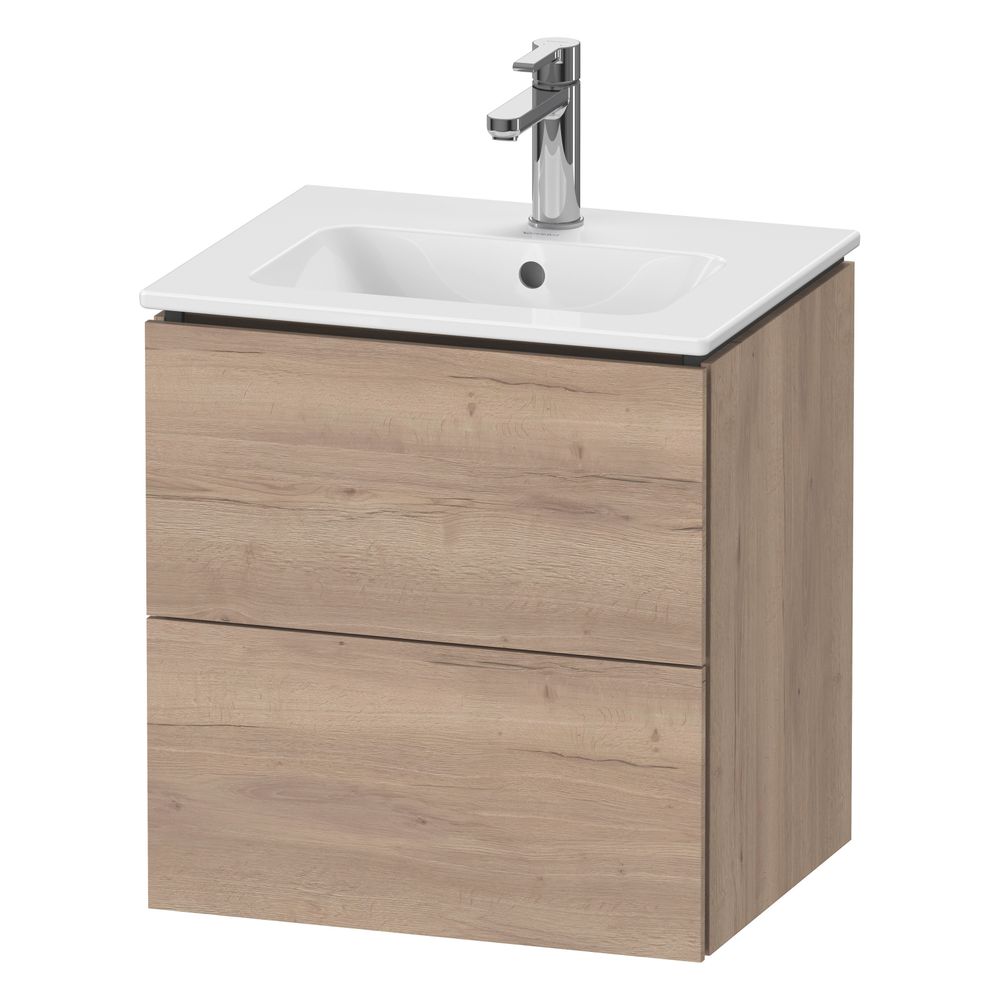 Duravit L-Cube Waschtischunterbau wandh. 421x520x550mm Compact, Eiche Marmoriert M... DURAVIT-LC621805555 4067116353013 (Abb. 3)
