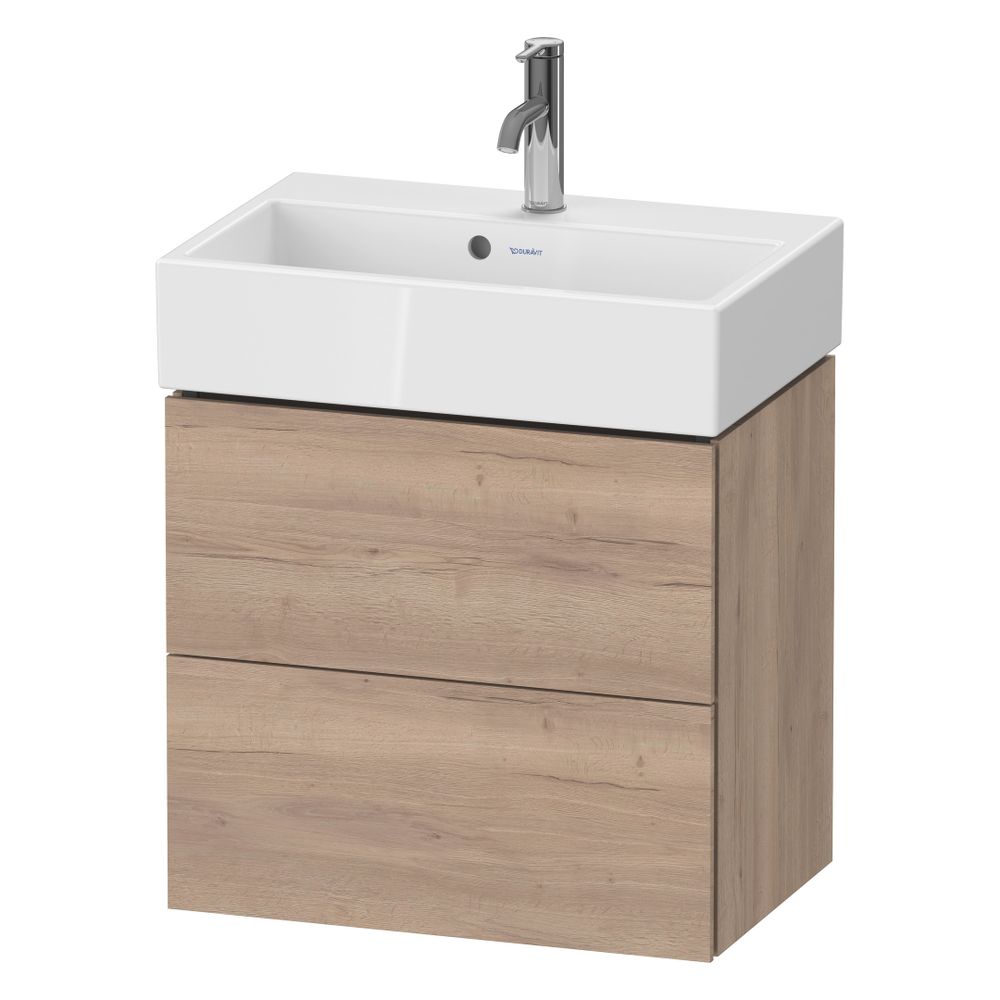 Duravit L-Cube Waschtischunterbau wandh. 391x584x544mm Compact, Eiche Marmoriert M... DURAVIT-LC621905555 4067116353037 (Abb. 3)