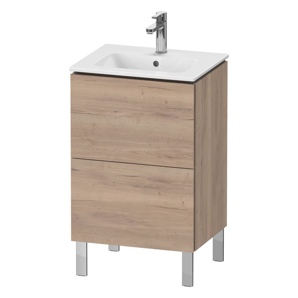 Duravit L-Cube Waschtischunterbau bodenst. 421x520x704mm Eiche Marmoriert Matt, Gr... DURAVIT-LC667105555 4067116351699 (Abb. 3)