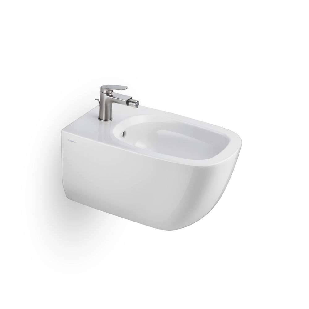 Duravit Wave Einhebel-Bidetmischer, Edelstahl gebürstet, 5l/min, mit Garnitur, Au... DURAVIT-WA2400001070 4067116105582 (Abb. 4)
