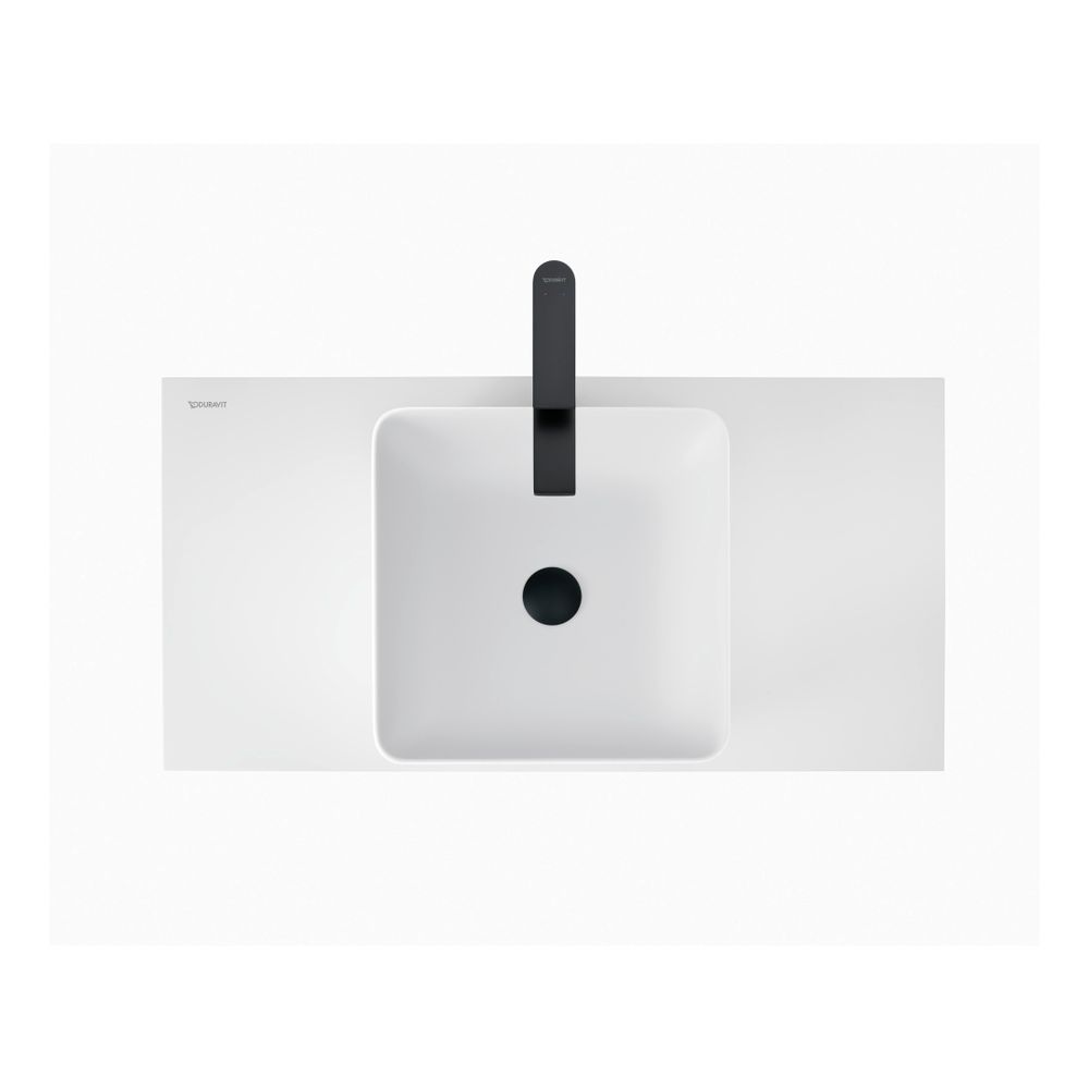 Duravit Sivida Aufsatzbecken 400mm, Weiß Seidenmatt, DuroCast Plus, eckig, ohne Übe... DURAVIT-2660013200 4067116415995 (Abb. 1)